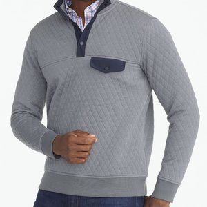 UNTUCKit Quilted Carufe Pullover Sweatshirt MEDIUM
